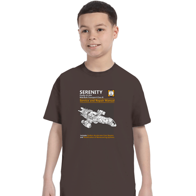 Shirts T-Shirts, Youth / XS / Dark Chocolate Serenity Service And Repair Manual