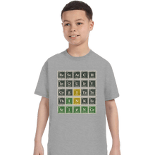 Load image into Gallery viewer, Daily_Deal_Shirts T-Shirts, Youth / XS / Sports Grey Science Wordle
