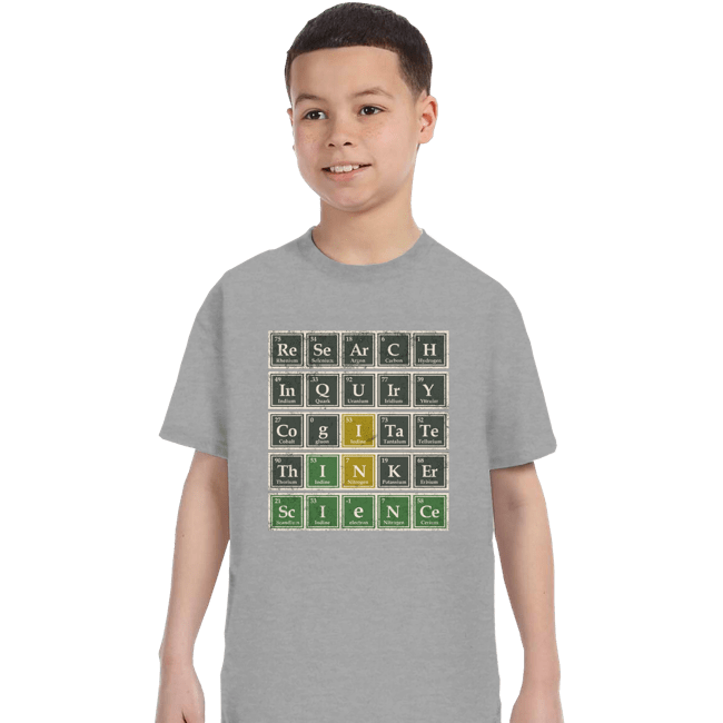 Daily_Deal_Shirts T-Shirts, Youth / XS / Sports Grey Science Wordle