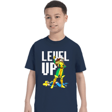 Load image into Gallery viewer, Daily_Deal_Shirts T-Shirts, Youth / XS / Navy Rogue Level Up
