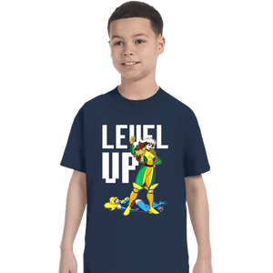 Daily_Deal_Shirts T-Shirts, Youth / XS / Navy Rogue Level Up