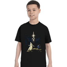 Load image into Gallery viewer, Daily_Deal_Shirts T-Shirts, Youth / XS / Black A White Wolf
