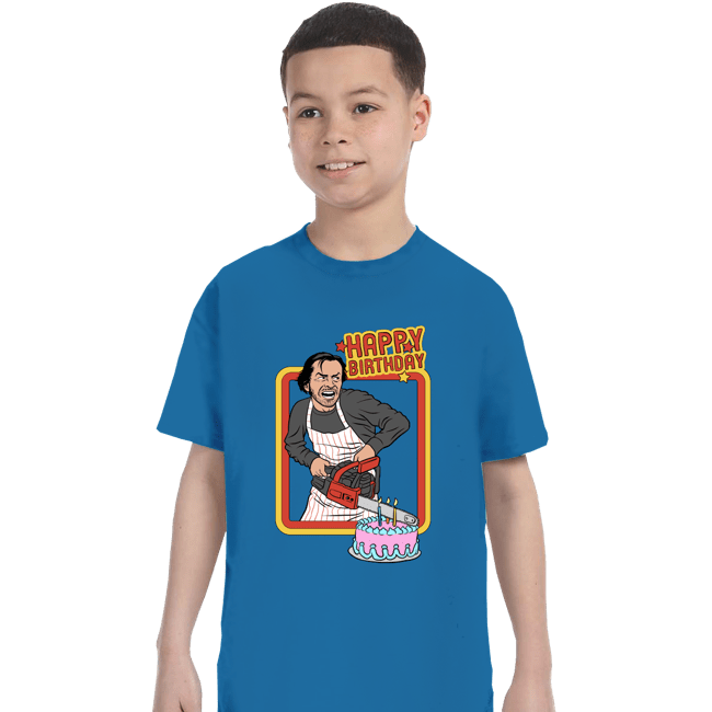 Shirts T-Shirts, Youth / XS / Sapphire Happy Birthday!