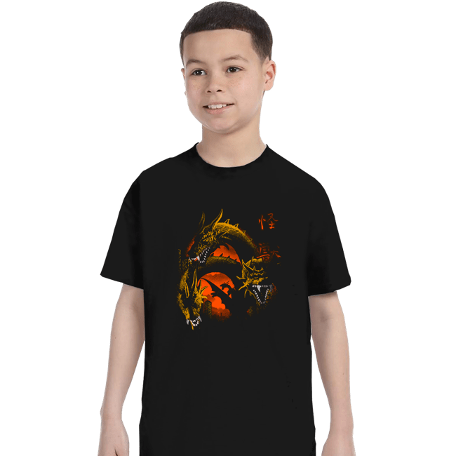 Daily_Deal_Shirts T-Shirts, Youth / XS / Black Monster Zero