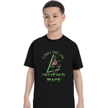 Load image into Gallery viewer, Secret_Shirts T-Shirts, Youth / XS / Black The Great Old Dice
