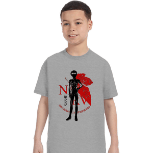 Shirts T-Shirts, Youth / XS / Sports Grey Crimson Pilot