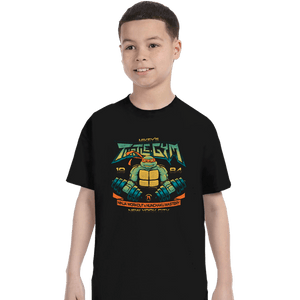 Daily_Deal_Shirts T-Shirts, Youth / XS / Black Mikey's Turtle Gym