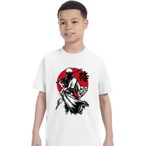 Daily_Deal_Shirts T-Shirts, Youth / XS / White Gintoki Sumi-e