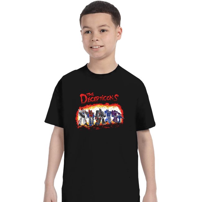 Daily_Deal_Shirts T-Shirts, Youth / XS / Black The Decepticons