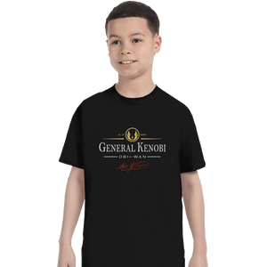 Shirts T-Shirts, Youth / XL / Black General Kenobi