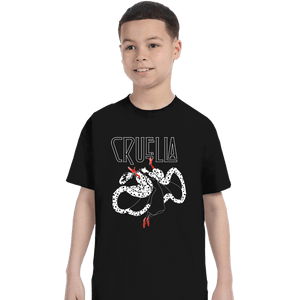 Shirts T-Shirts, Youth / XS / Black Cruella