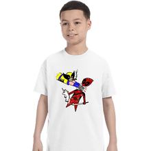 Load image into Gallery viewer, Secret_Shirts T-Shirts, Youth / XS / White He Loves Me
