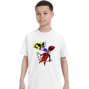 Secret_Shirts T-Shirts, Youth / XS / White He Loves Me