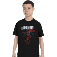 Load image into Gallery viewer, Secret_Shirts T-Shirts, Youth / XS / Black Nemesis Comic
