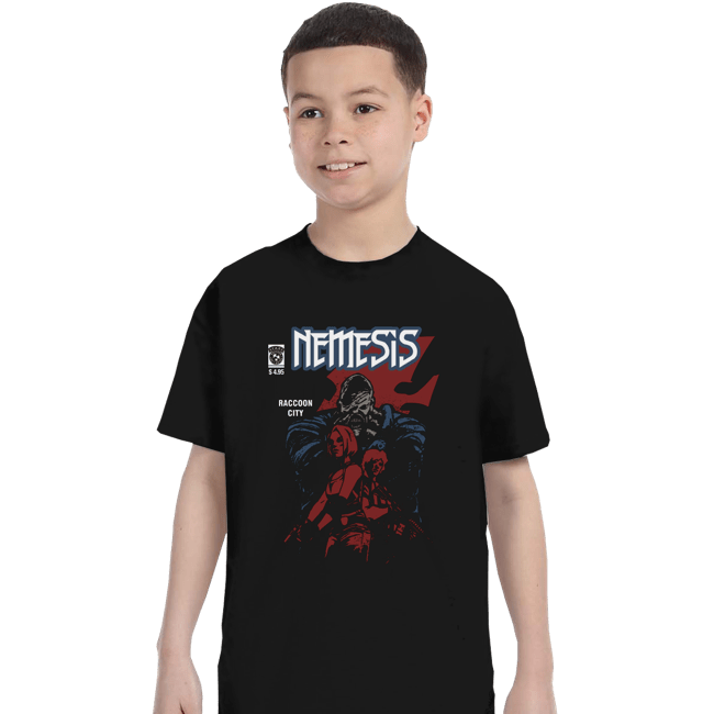 Secret_Shirts T-Shirts, Youth / XS / Black Nemesis Comic