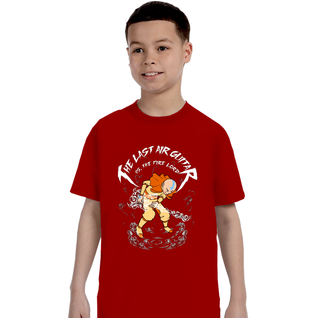 Daily_Deal_Shirts T-Shirts, Youth / XS / Red The Last Air Guitar