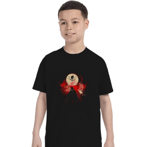 Shirts T-Shirts, Youth / Small / Black Moon Presence Art