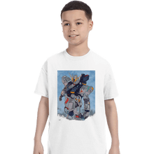 Load image into Gallery viewer, Secret_Shirts T-Shirts, Youth / XS / White Nu Gundam Watercolor

