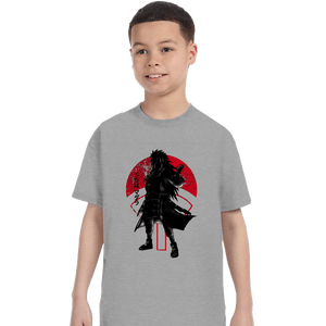 Shirts T-Shirts, Youth / XS / Sports Grey Crimson Madara