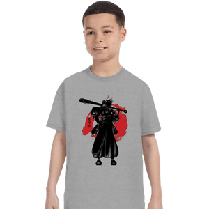 Shirts T-Shirts, Youth / XS / Sports Grey Crimson yamato