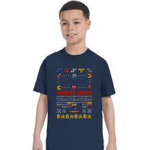 Load image into Gallery viewer, Shirts T-Shirts, Youth / XS / Navy A Very Gamer Christmas
