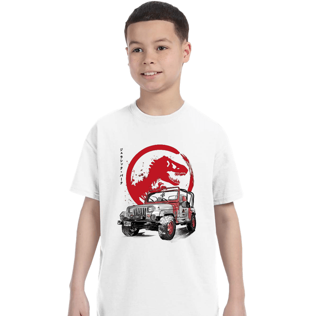 Daily_Deal_Shirts T-Shirts, Youth / XS / White YJ Sahara sumi-e