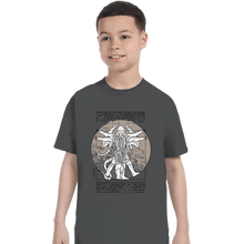Load image into Gallery viewer, Shirts T-Shirts, Youth / XS / Charcoal Lovecraft Man
