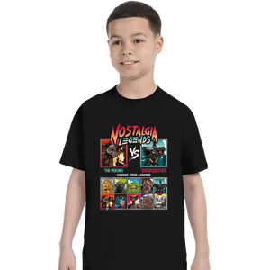 Daily_Deal_Shirts T-Shirts, Youth / XS / Black Nostalgia Legends