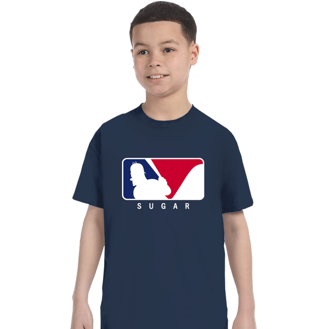 Secret_Shirts T-Shirts, Youth / XS / Navy Sugar League