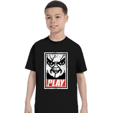 Load image into Gallery viewer, Shirts T-Shirts, Youth / XS / Black Play
