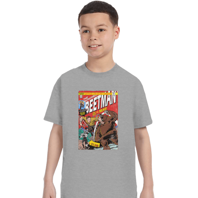Secret_Shirts T-Shirts, Youth / XS / Sports Grey The Incredible Beetman