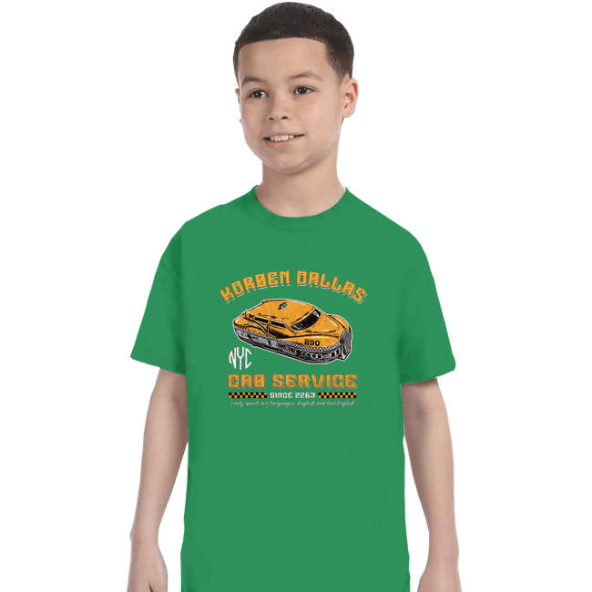 Daily_Deal_Shirts T-Shirts, Youth / XS / Irish Green Korben Dallas Taxi Service