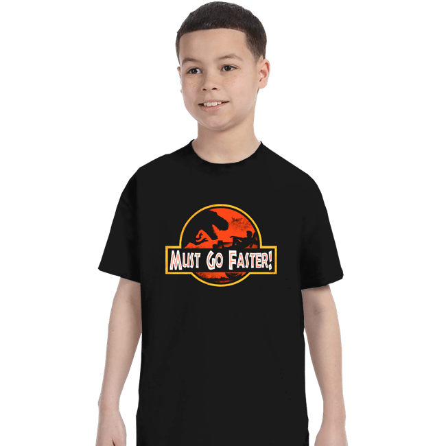 Daily_Deal_Shirts T-Shirts, Youth / XS / Black Must Go Faster