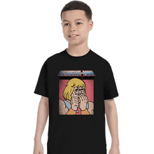 Load image into Gallery viewer, Secret_Shirts T-Shirts, Youth / XS / Black HEHEHE Man
