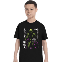 Load image into Gallery viewer, Shirts T-Shirts, Youth / XS / Black Fishman Of The Amazon
