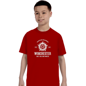 Shirts T-Shirts, Youth / XS / Red Winchester Hunting Business