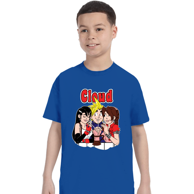 Shirts T-Shirts, Youth / XS / Royal Blue Cloud Comics