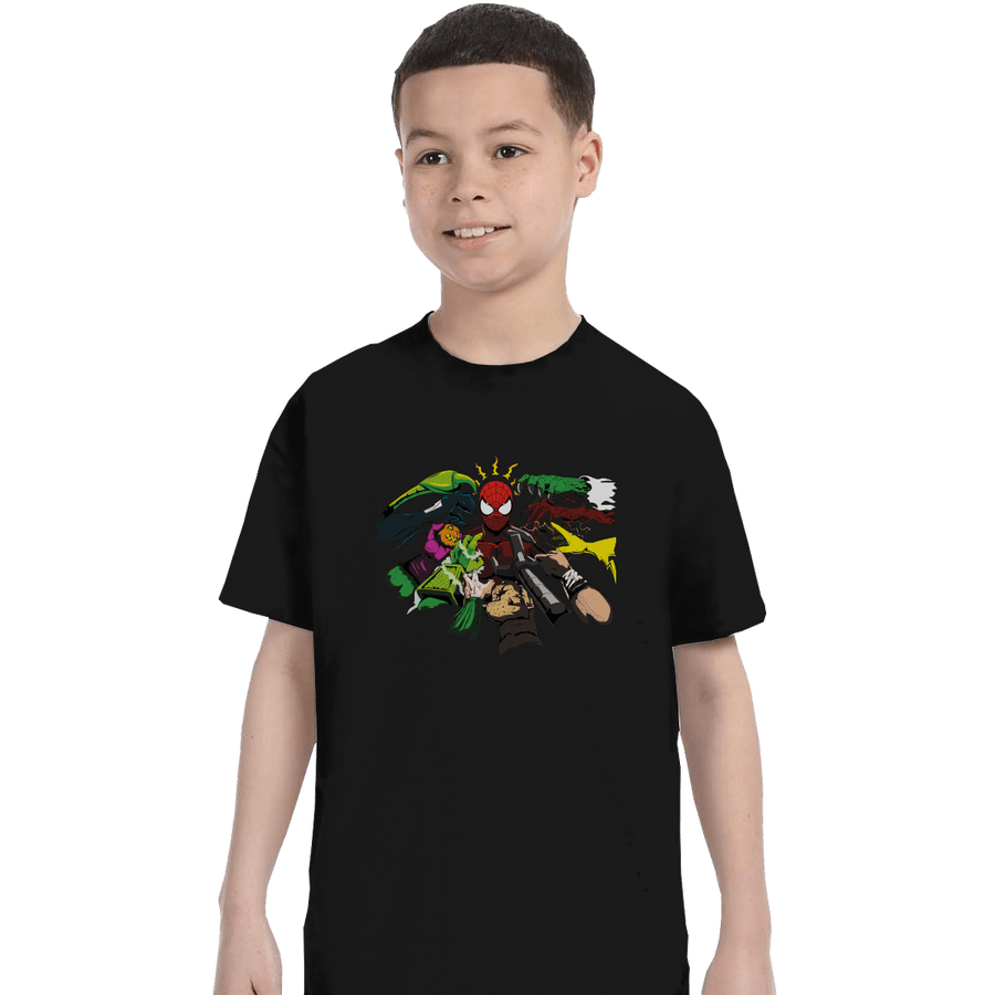 Shirts T-Shirts, Youth / XL / Black Spider Yaga