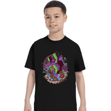 Load image into Gallery viewer, Shirts T-Shirts, Youth / XS / Black EVA 01 Ornate

