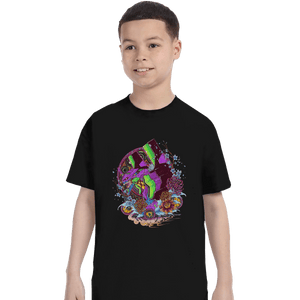 Shirts T-Shirts, Youth / XS / Black EVA 01 Ornate