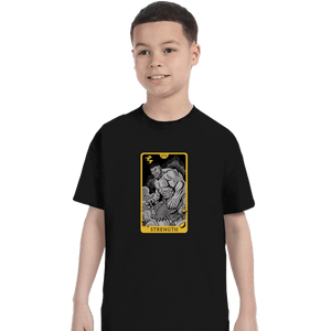 Shirts T-Shirts, Youth / XS / Black Tarot Strength