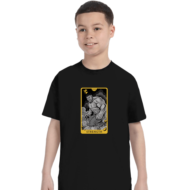 Shirts T-Shirts, Youth / XS / Black Tarot Strength