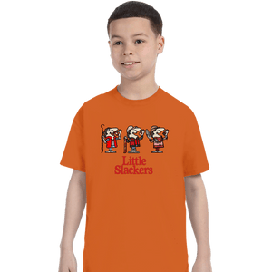 Daily_Deal_Shirts T-Shirts, Youth / XS / Orange Little Slackers