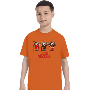 Daily_Deal_Shirts T-Shirts, Youth / XS / Orange Little Slackers