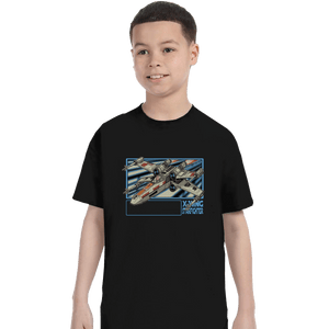 Shirts T-Shirts, Youth / XS / Black Rebel Star Fighter