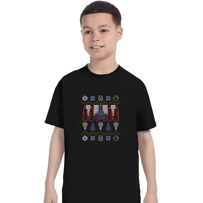 Shirts T-Shirts, Youth / XS / Black Christmas On The Dark Side