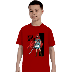 Secret_Shirts T-Shirts, Youth / XS / Red Kill Wolf