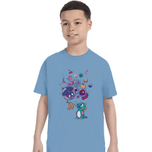 Load image into Gallery viewer, Secret_Shirts T-Shirts, Youth / XS / Powder Blue Many Bubbles Sale
