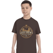 Load image into Gallery viewer, Secret_Shirts T-Shirts, Youth / XS / Dark Chocolate Lucky Brews

