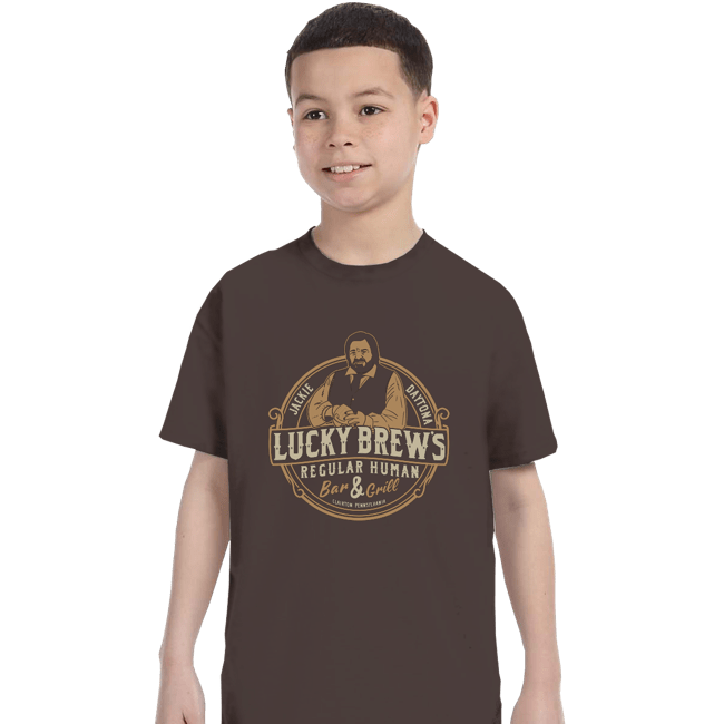 Secret_Shirts T-Shirts, Youth / XS / Dark Chocolate Lucky Brews